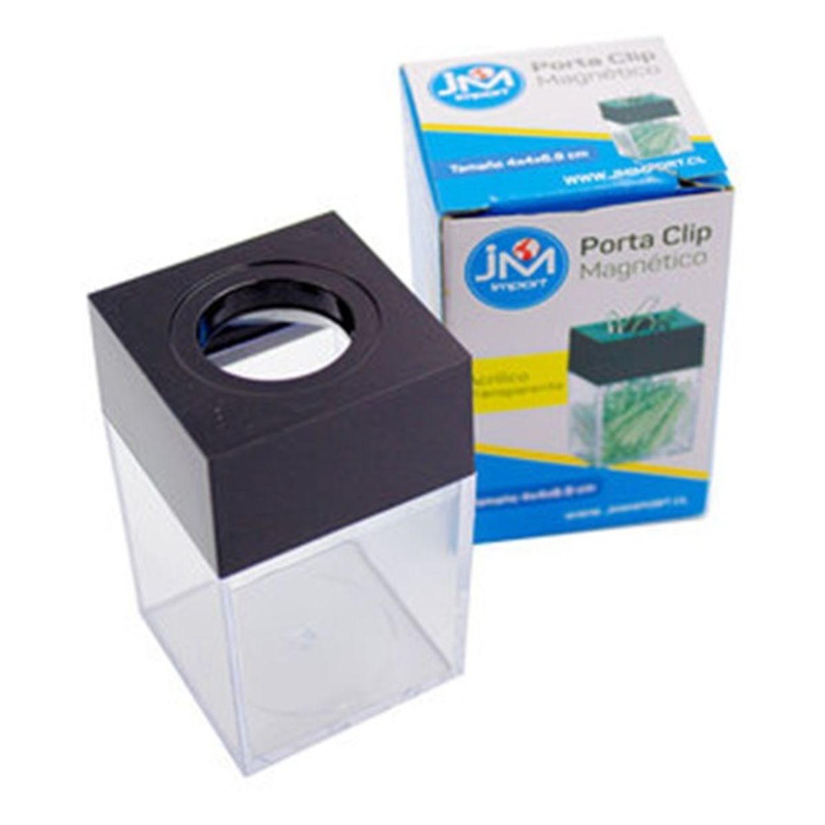 JM IMPORT - Porta Clip Cuadrado