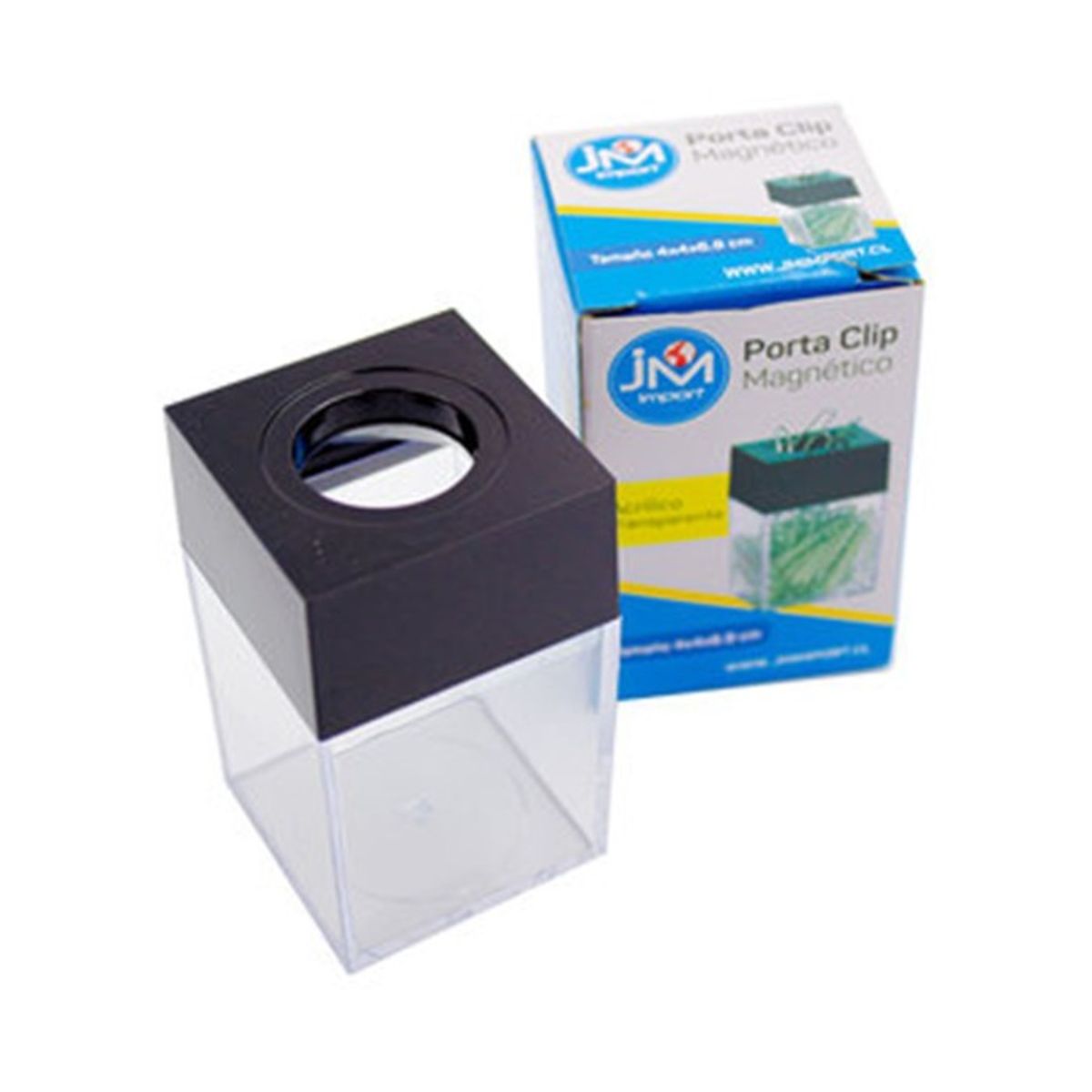 JM IMPORT - Porta Clip Cuadrado