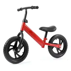GENERICO - Bicicleta De Equilibrio Aprendizaje Niño Roja