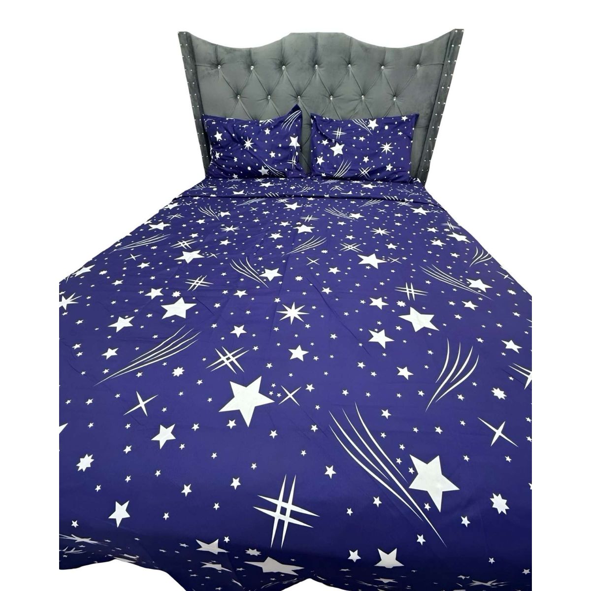 GENERICO - JUEGO DE SABANAS DE GÉNERO 2 PLAZAS ESTRELLA