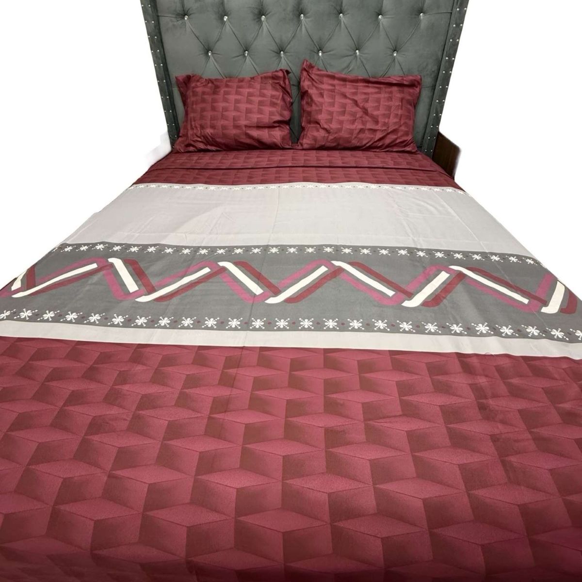 GENERICO - JUEGO DE SABANAS DE GÉNERO KING BURDEO