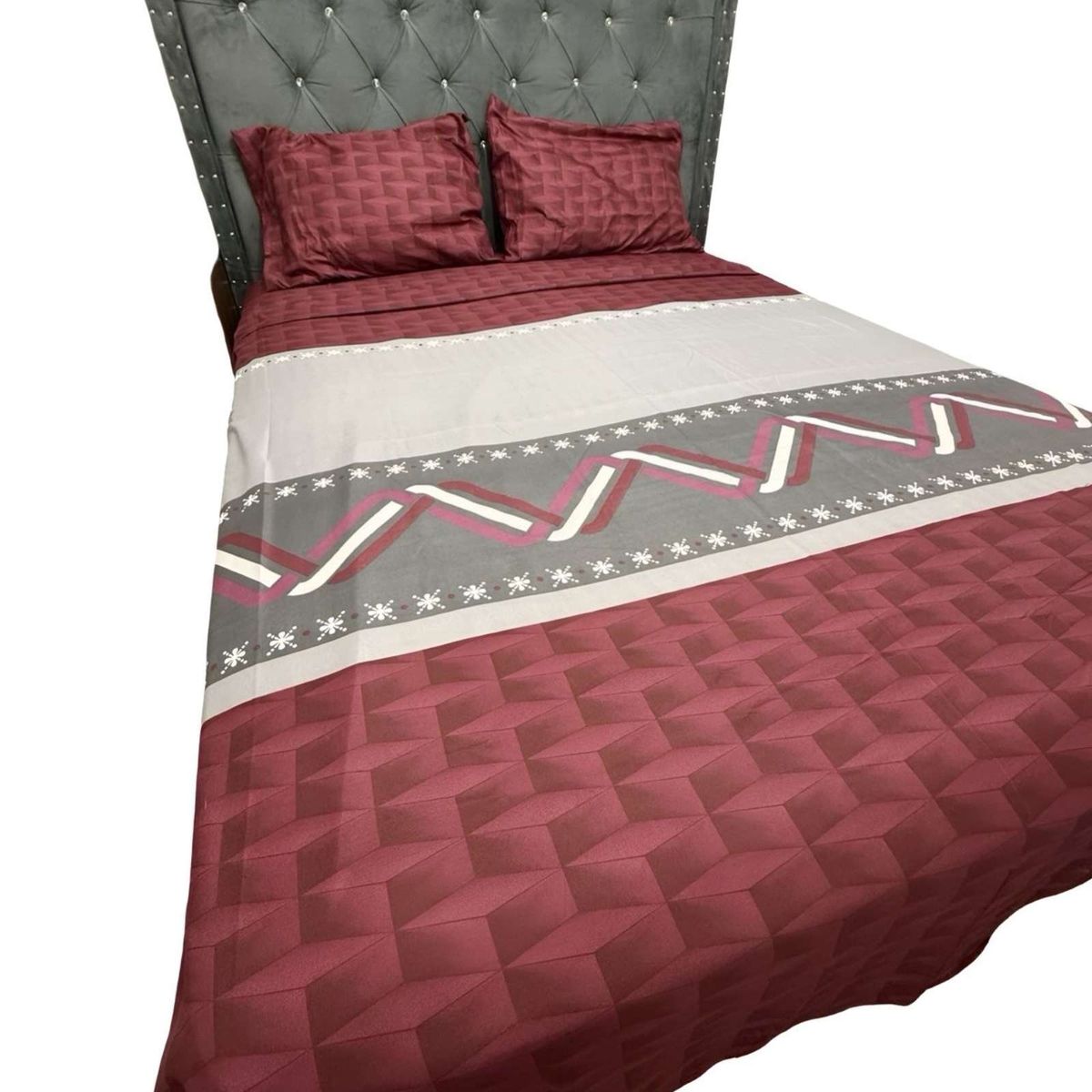 GENERICO - JUEGO DE SABANAS DE GÉNERO KING BURDEO