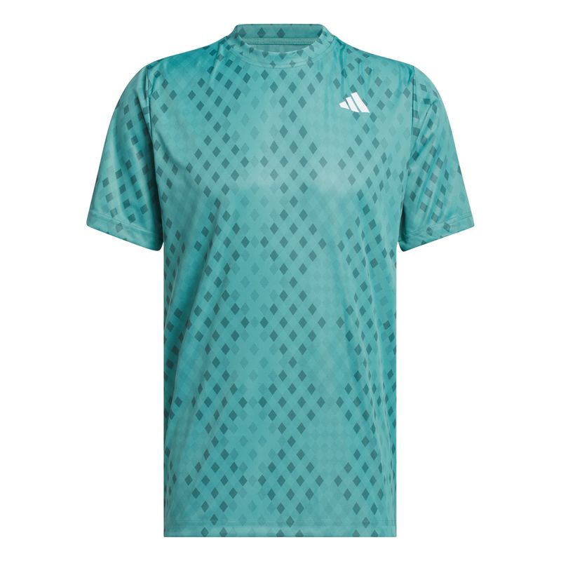 ADIDAS - Polera de tenis Club Climacool estampada