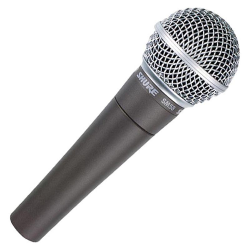 SHURE - Microfono Vocal Dinamico Shure SM58-LC GY - Negro