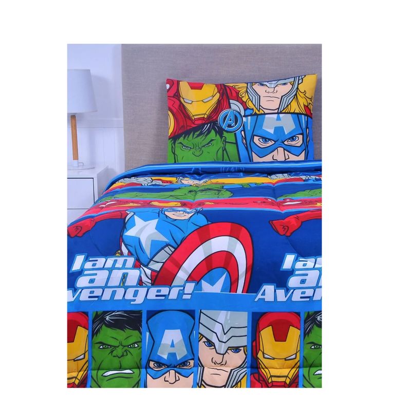 MASHINI - Juego de sabana Avengers 1.5 plaza