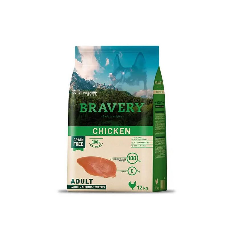 BRAVERY - Bravery Chicken Adult  Large/ Medium breed