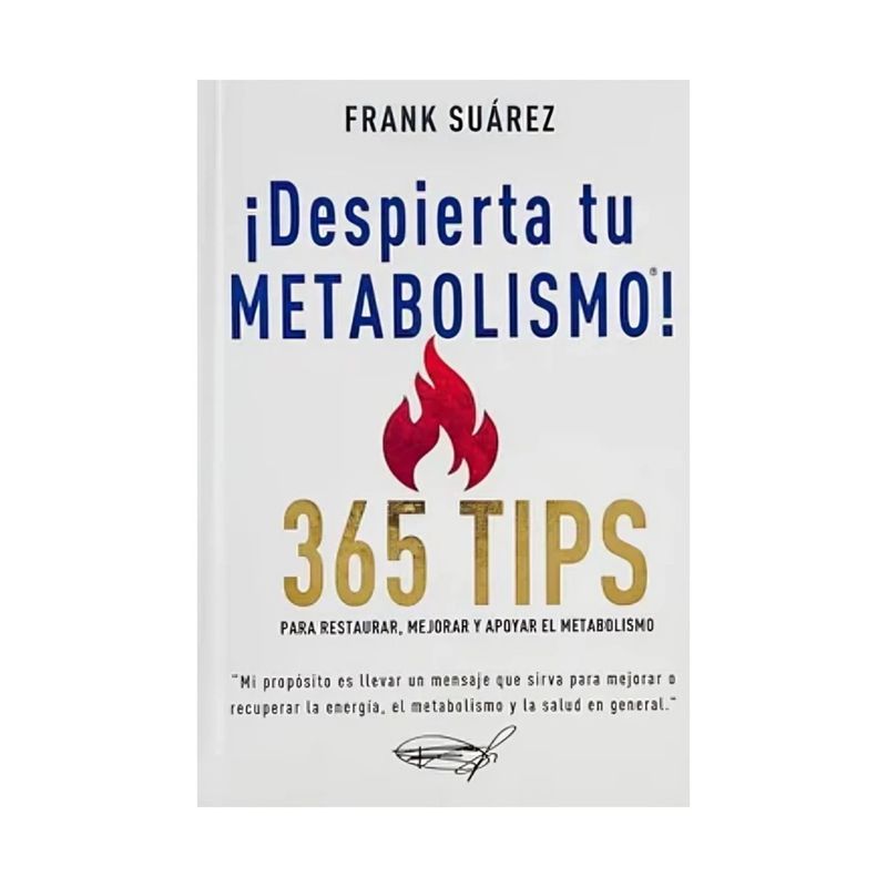 TOP10BOOKS - LIBRO DESPIERTA TU METABOLISMO 365 TIPS PARA  FRANK SUAREZ  NATURALSLIM