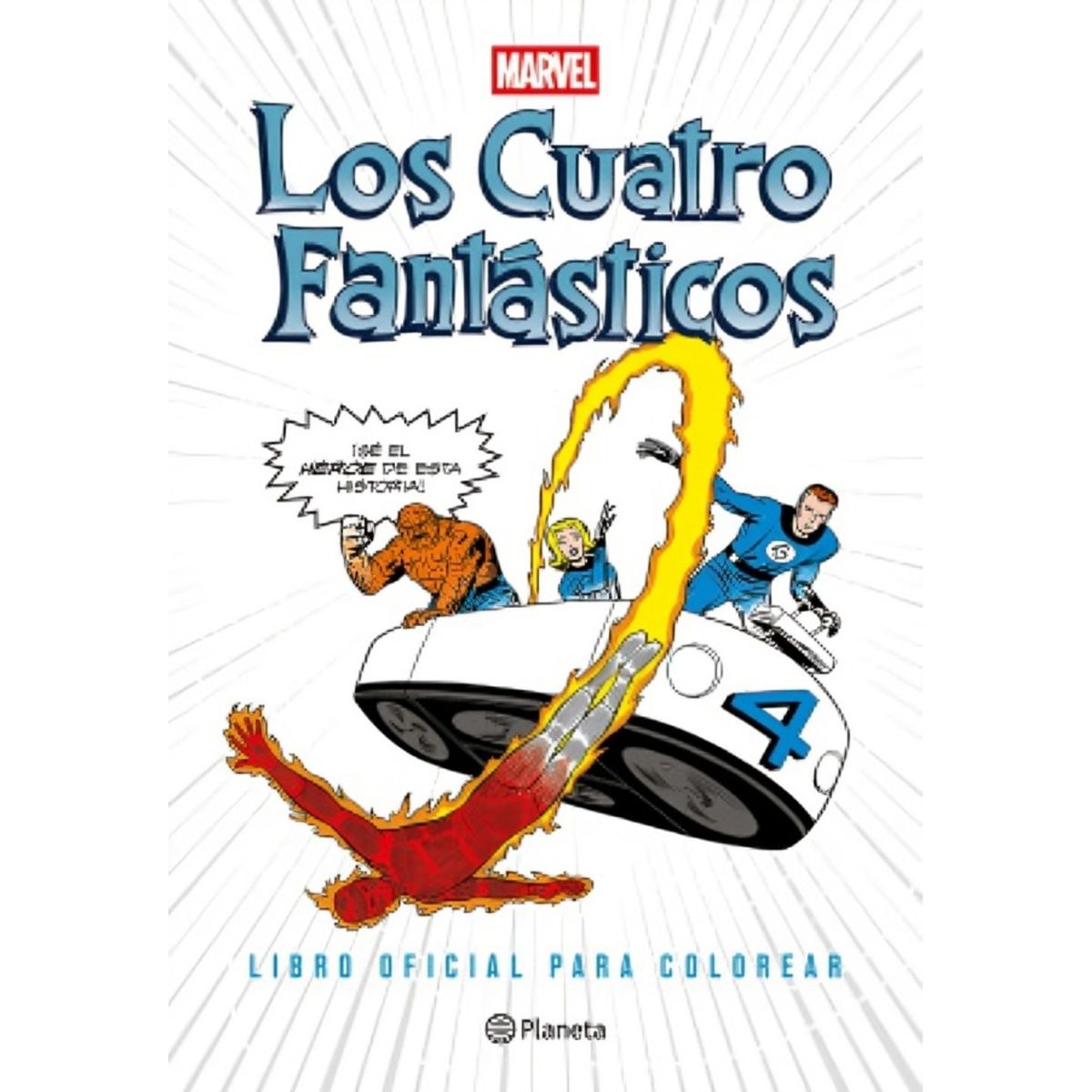 TOP10BOOKS - LIBRO Los Cuatro Fantásticos. Libro Oficial Para Colorea