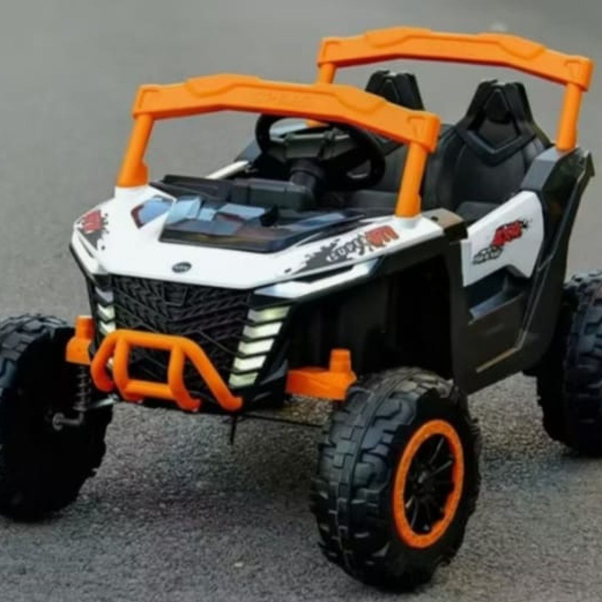 GENERICO - Jeep Auto A Bateria 12v Con Control Remoto Blanco 901