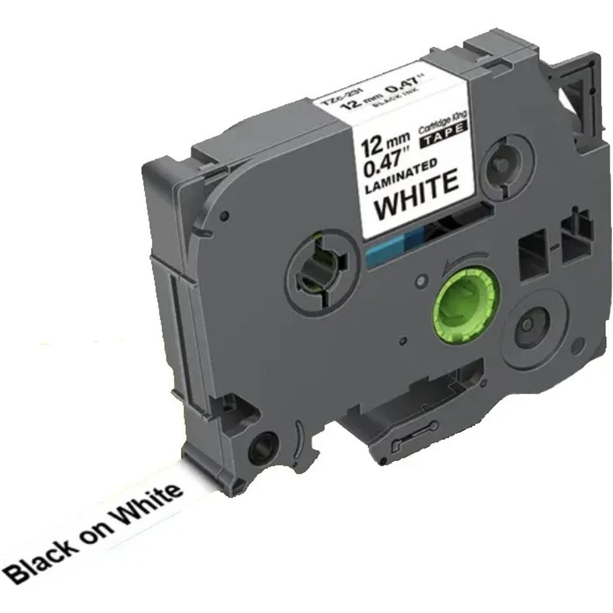 GENERICO - Cinta Generica Pt-h110 Rotuladora 12mmx8m Blanca Blanco