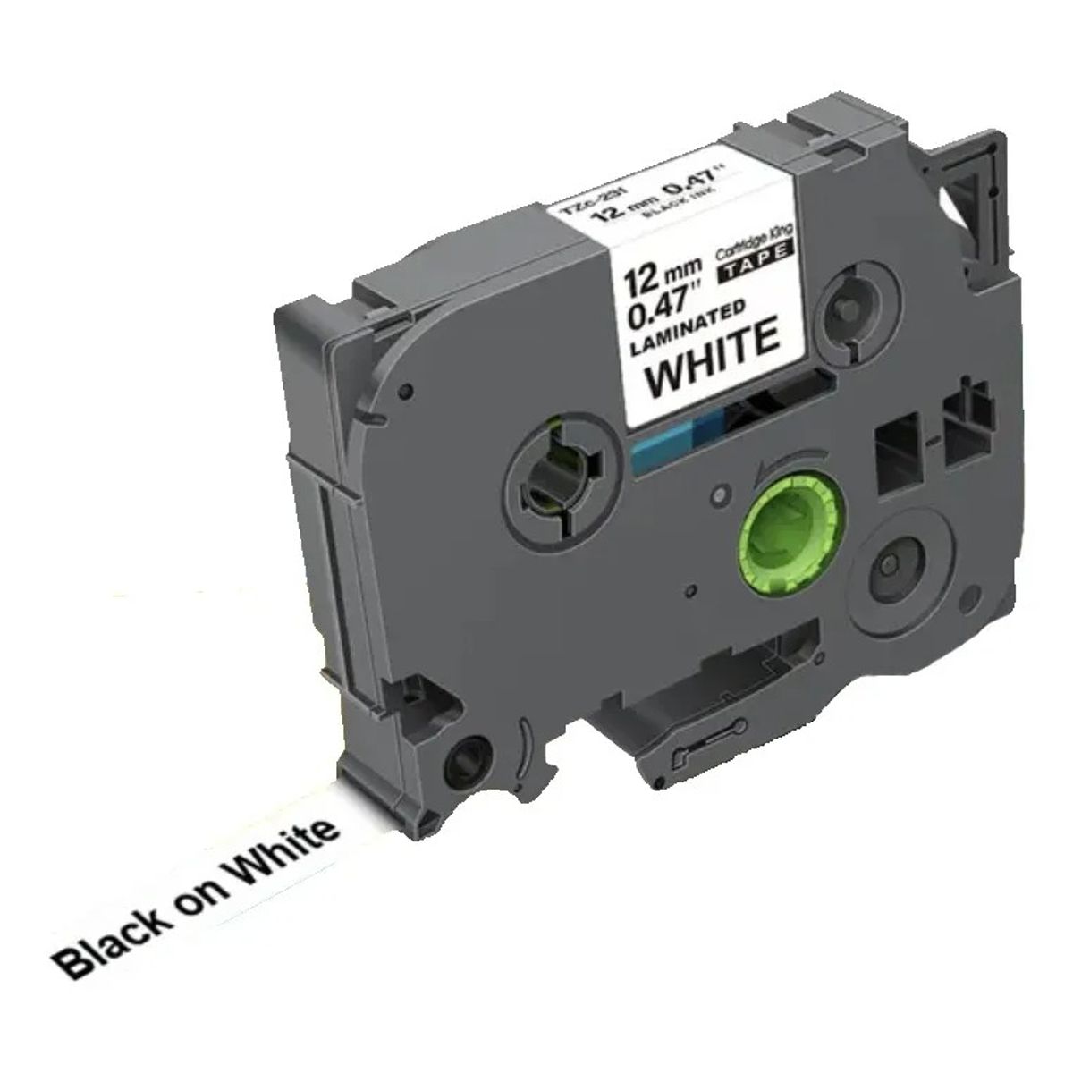 GENERICO - Cinta Generica Pt-h110 Rotuladora 12mmx8m Blanca Blanco