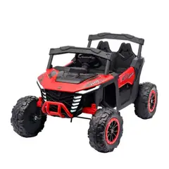 GENERICO - Jeep Auto A Bateria 12v Con Control Remoto Rojo 901
