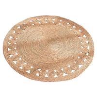 Alfombra Yute Redonda 80x80cm