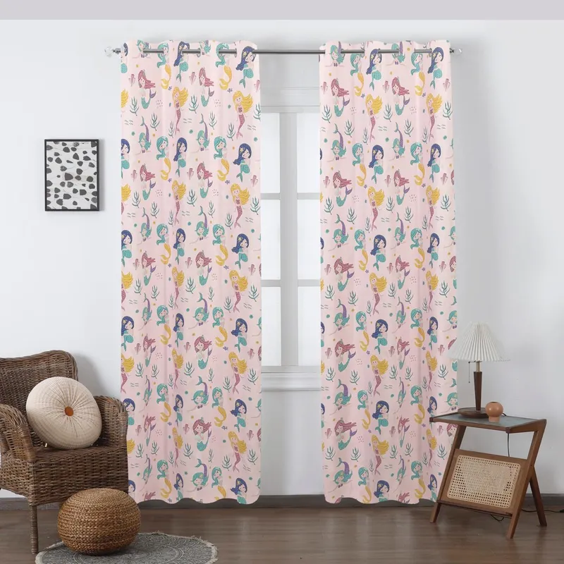 GENERICO - Cortinas  Infantil sirenita