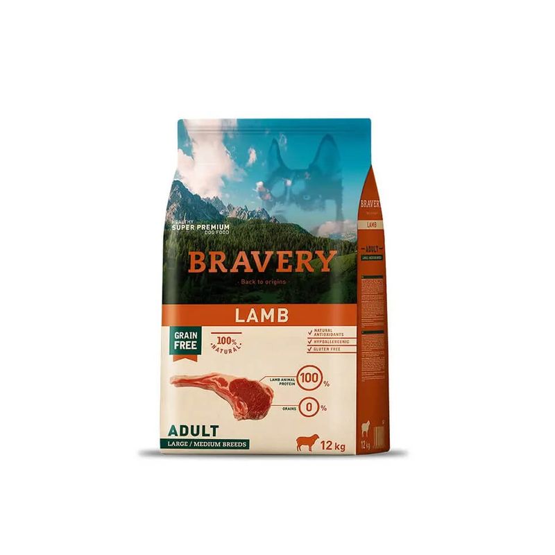 BRAVERY - Bravery Lamb Adult  Large/ Medium Breed