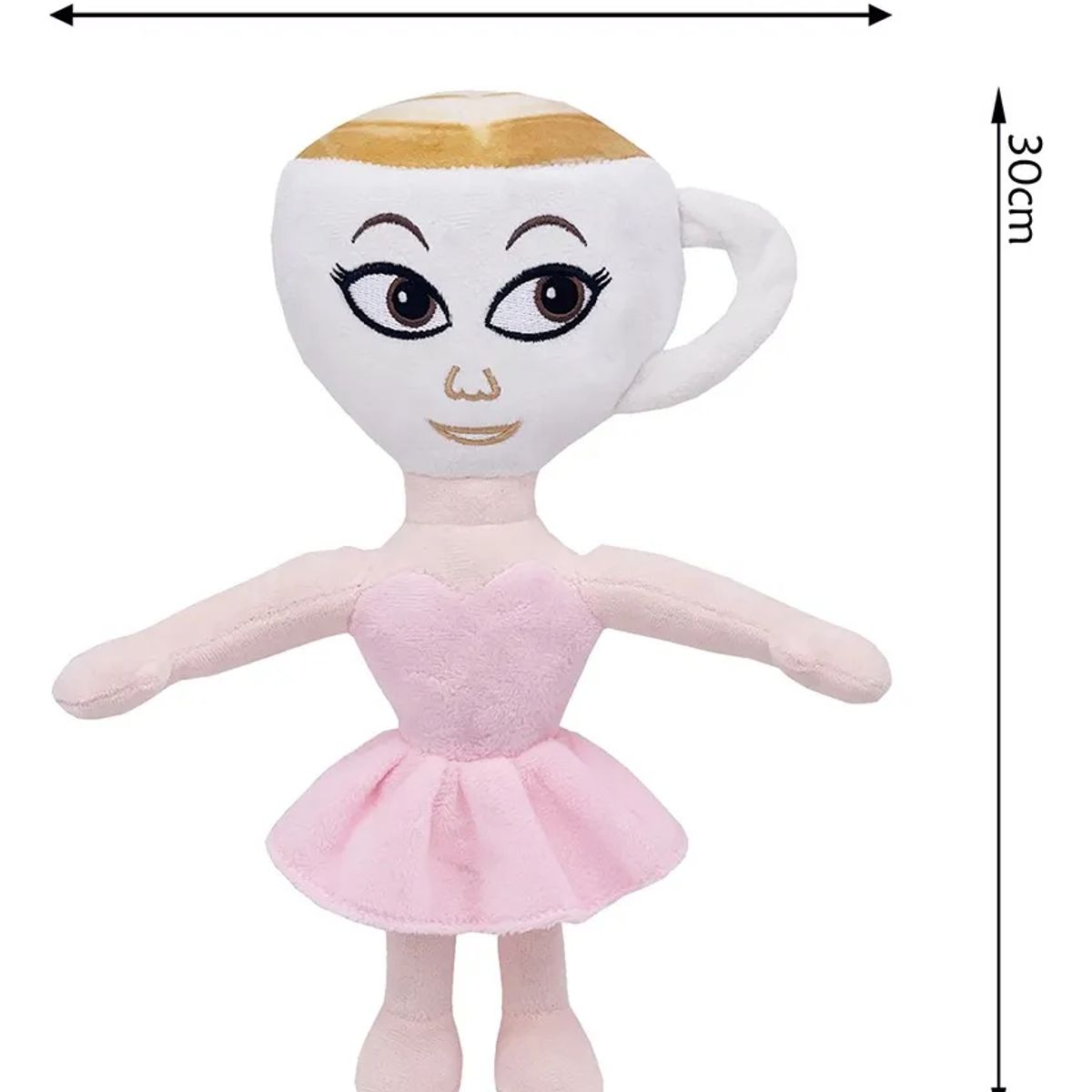 GENERICO - Bailarina Peluche Ballerina Cappuccina Brainrot Tralalero
