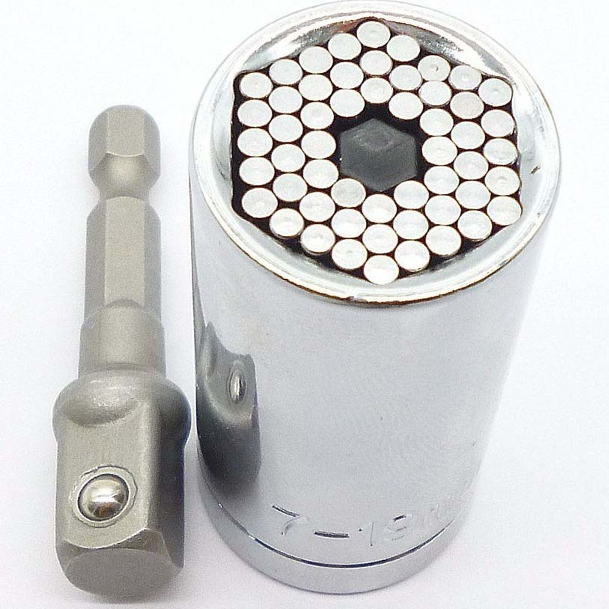 GENERICO - Llave Dado Universal Medir 7mm-19mm Herramienta Taladro