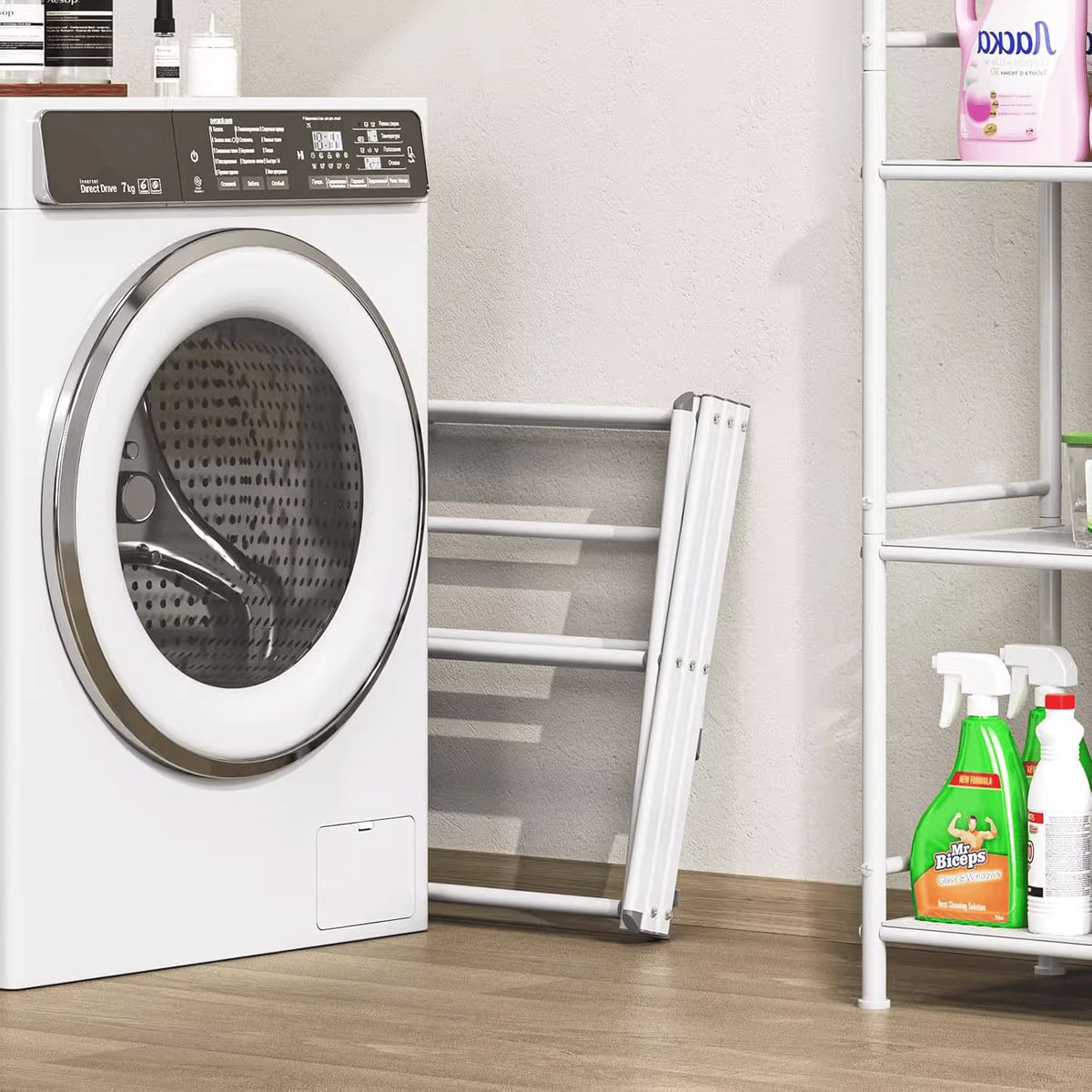 HOMESTAR - Tendedero Plegable de Ropa Tipo Acordeón - 3 Niveles