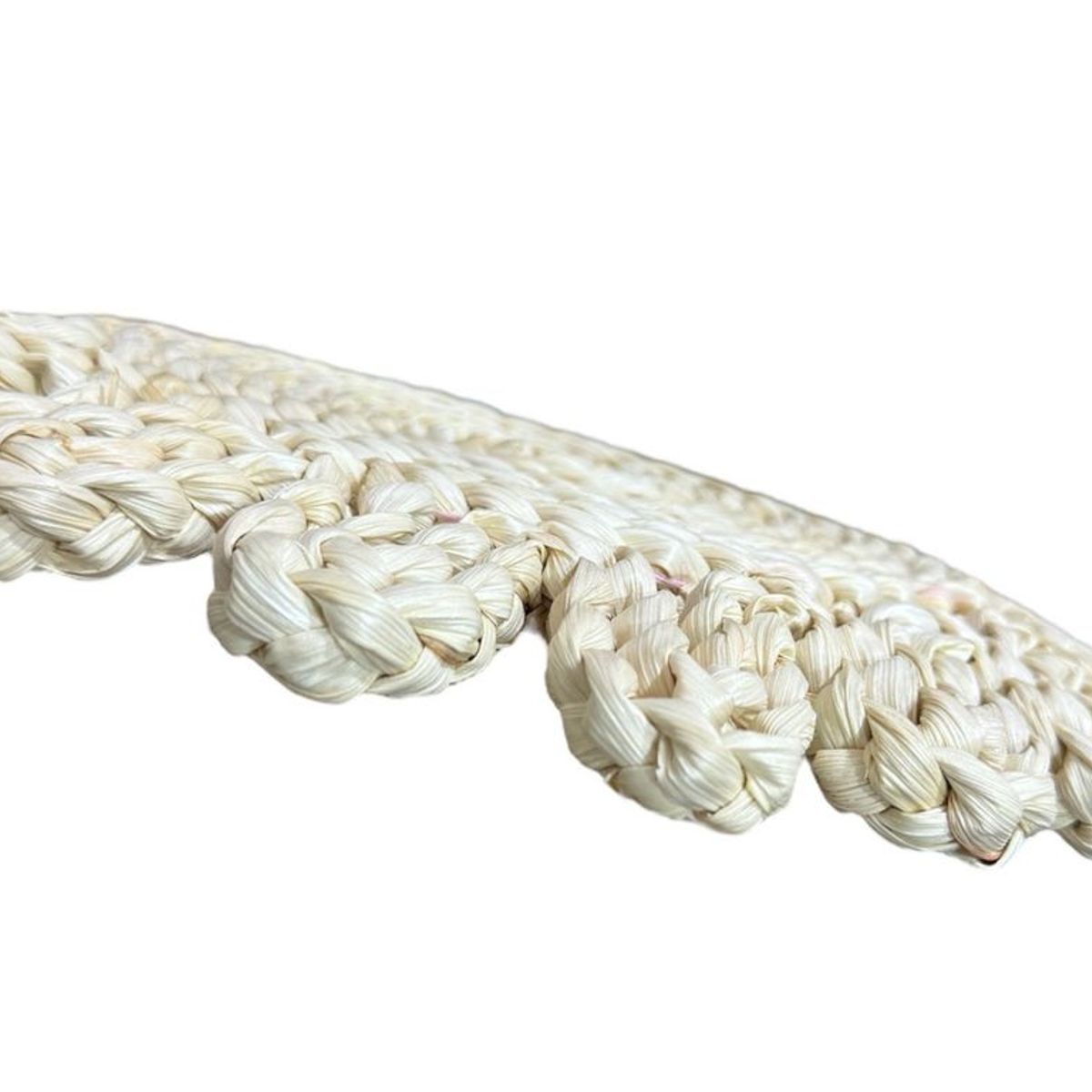 GENERICO - Set 6 Individuales Mantel Fibra Natural Yute 30 Cm A3