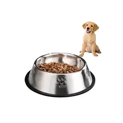 KIBOO PETS - Comedero Para mascota De Acero Inoxidable Talla S
