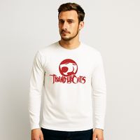 Polera thundercats nombre manga larga para hombre cuello polo