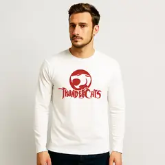 ROLY - Polera thundercats nombre manga larga para hombre cuello polo