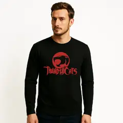 ROLY - Polera thundercats nombre manga larga para hombre cuello polo