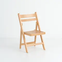 KLIK - Silla Duna Plegable de Madera Natural