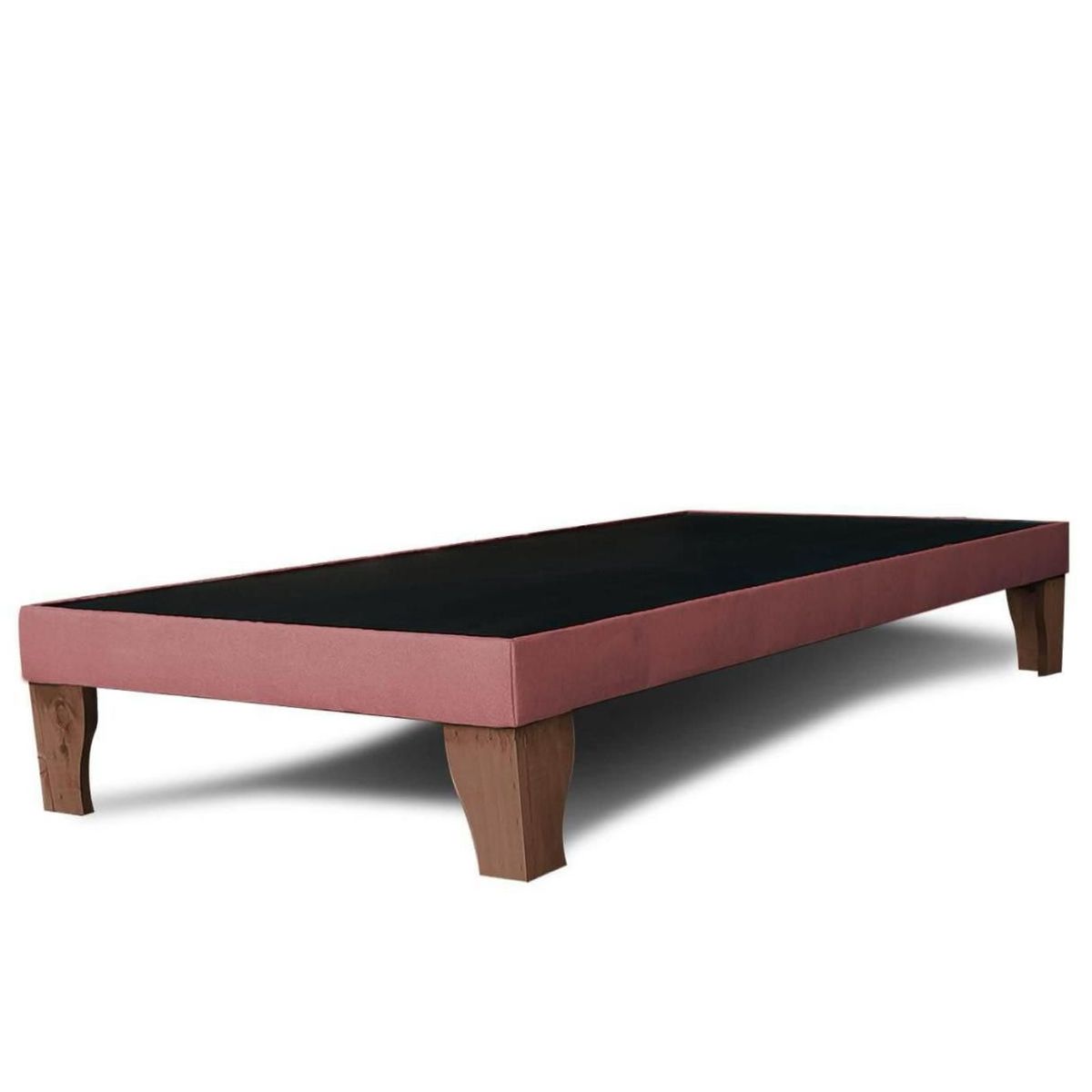 GENERICO - Base De Cama 1 Plaza 1.90x90 Rosa palo