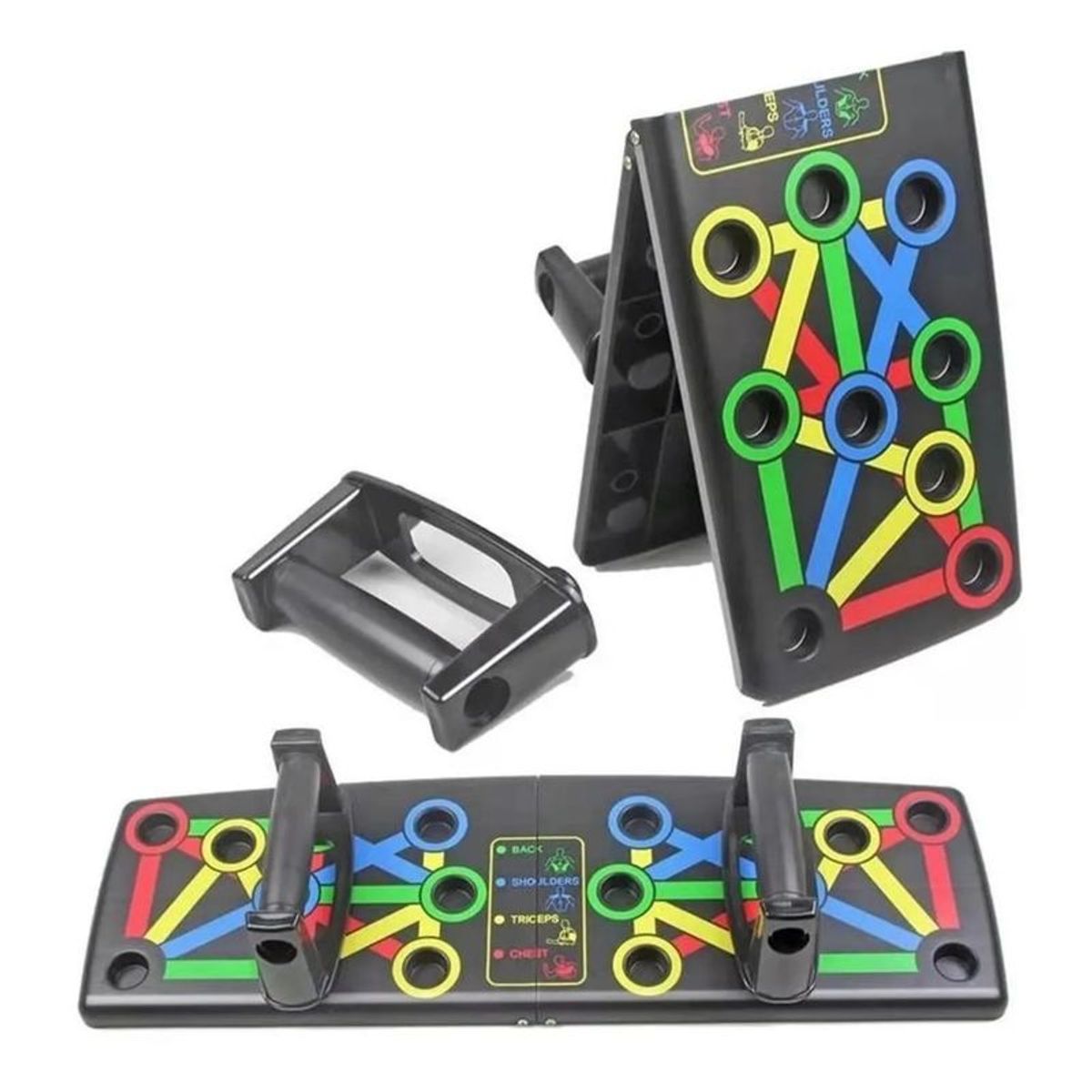 MOVI - Tabla Flexiones Multiuso con Asas y Guía de Colores