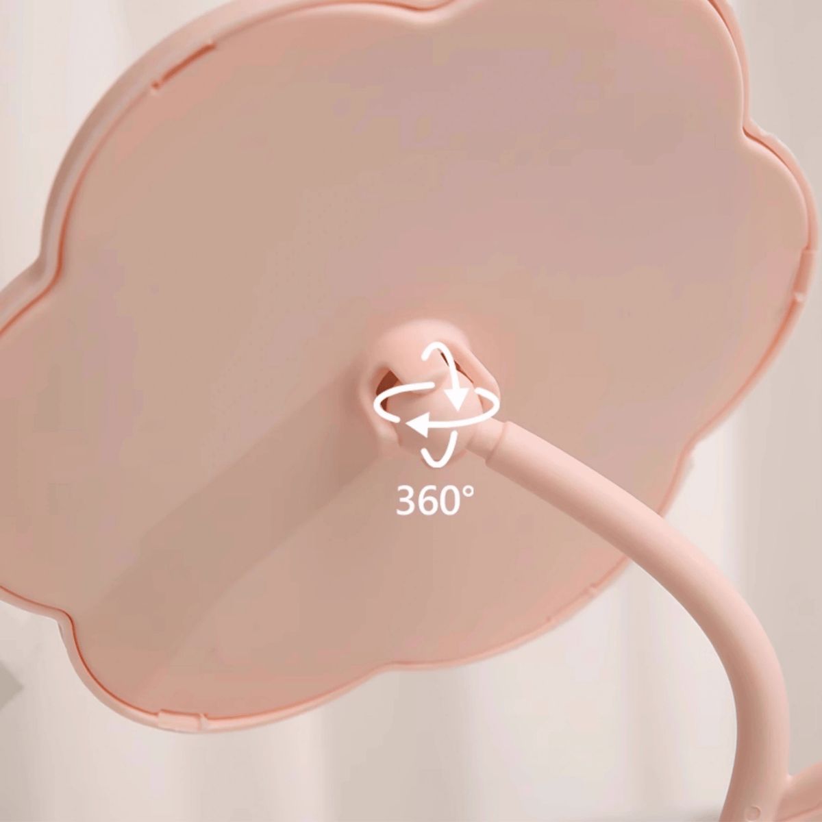 HOMESTAR - Espejo Giratorio de Mesa - Blanco