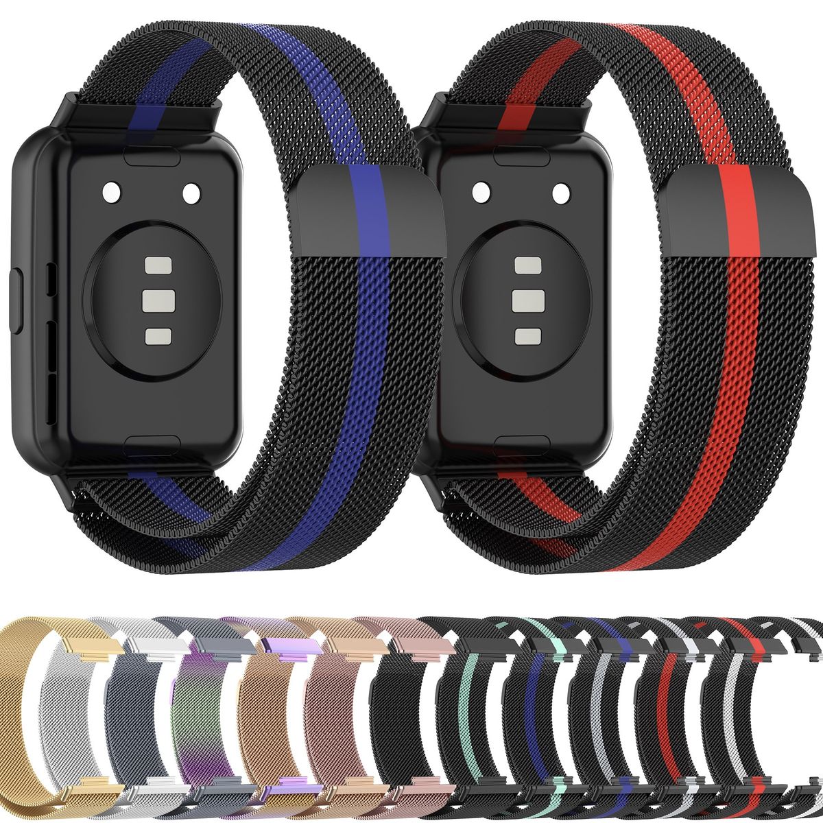 GENERICO - Correas Metalicas Loop Premium Para Huawei Watch Fit 2