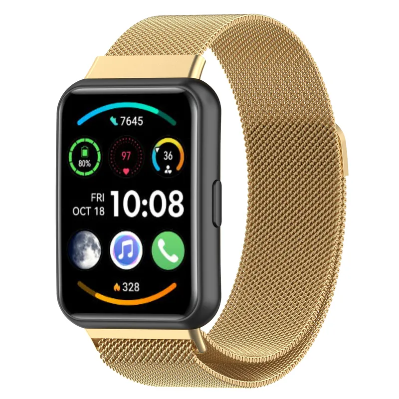 GENERICO - Correas Metalicas Loop Premium Para Huawei Watch Fit 2