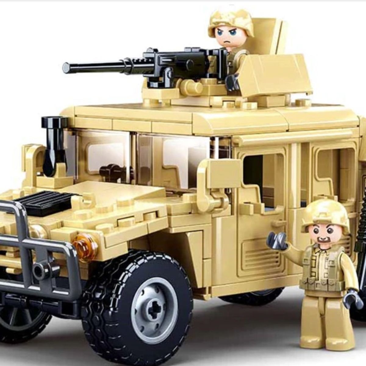 SLUBAN - Jeep Blindado Humvee Ejercito de Chile compatible Lego