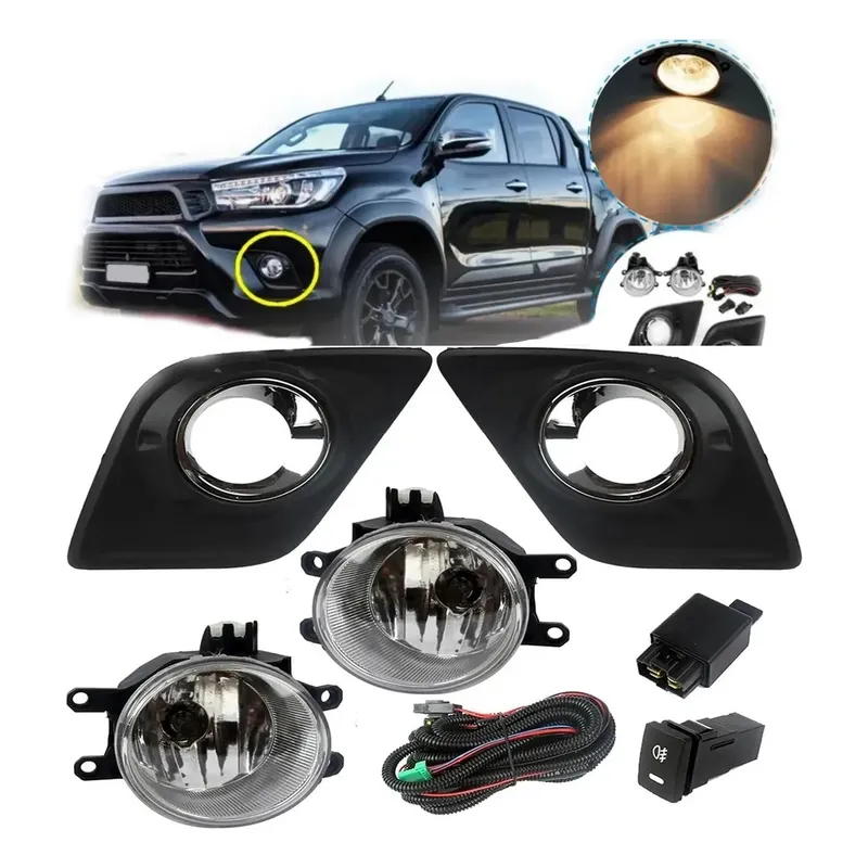 KUANGYE - Kit Neblinero Para Toyota Hilux Revo 2016 2018