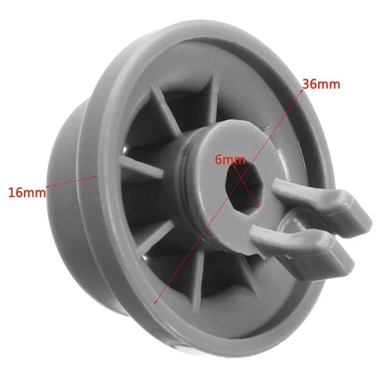 PUREPOWER - 4 Ruedas Para Cesta Inferior De Lavavajillas, Para Bosch Nef