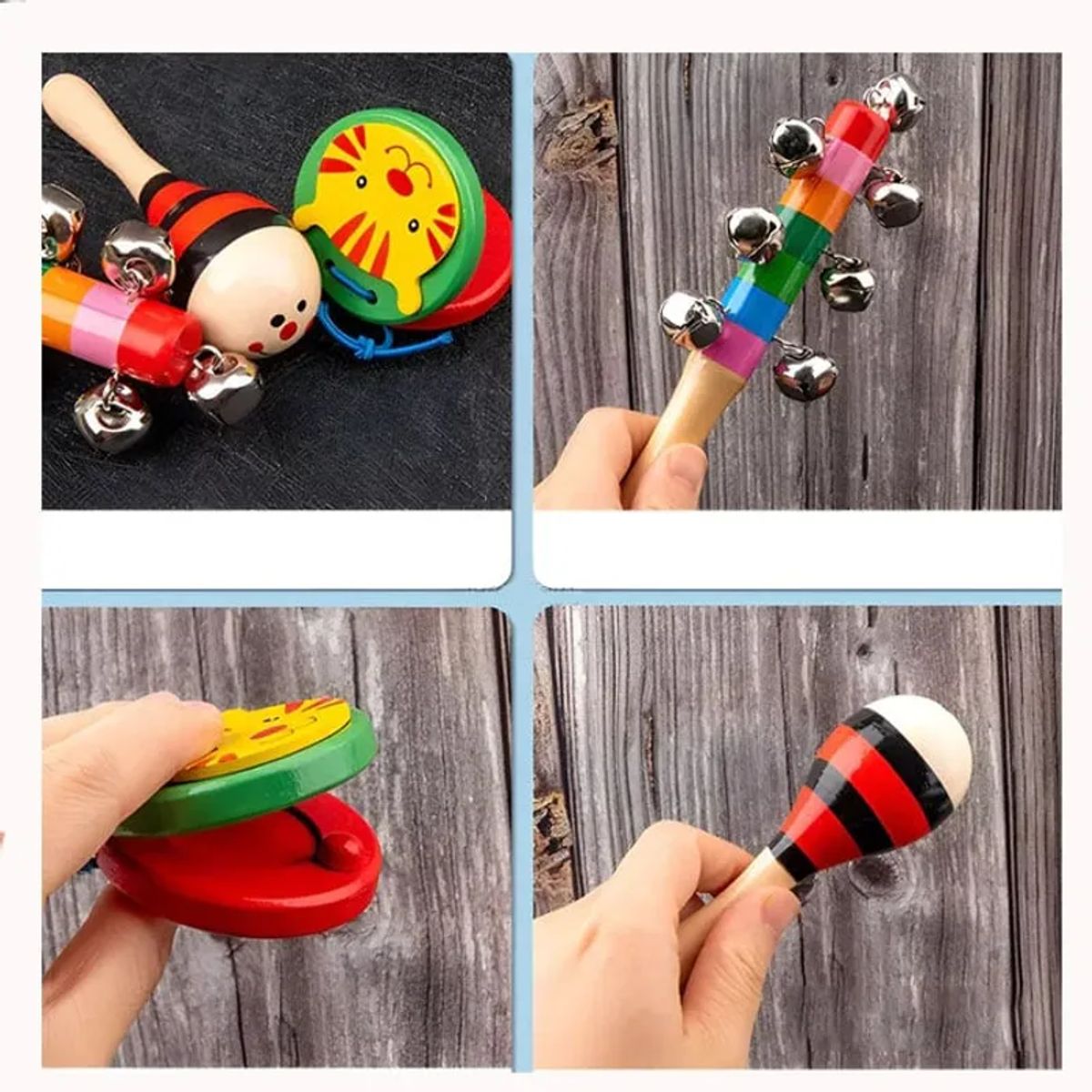 GENERICO - Juguetes Aprendizaje De Madera Didáctico Para Niños Bebés