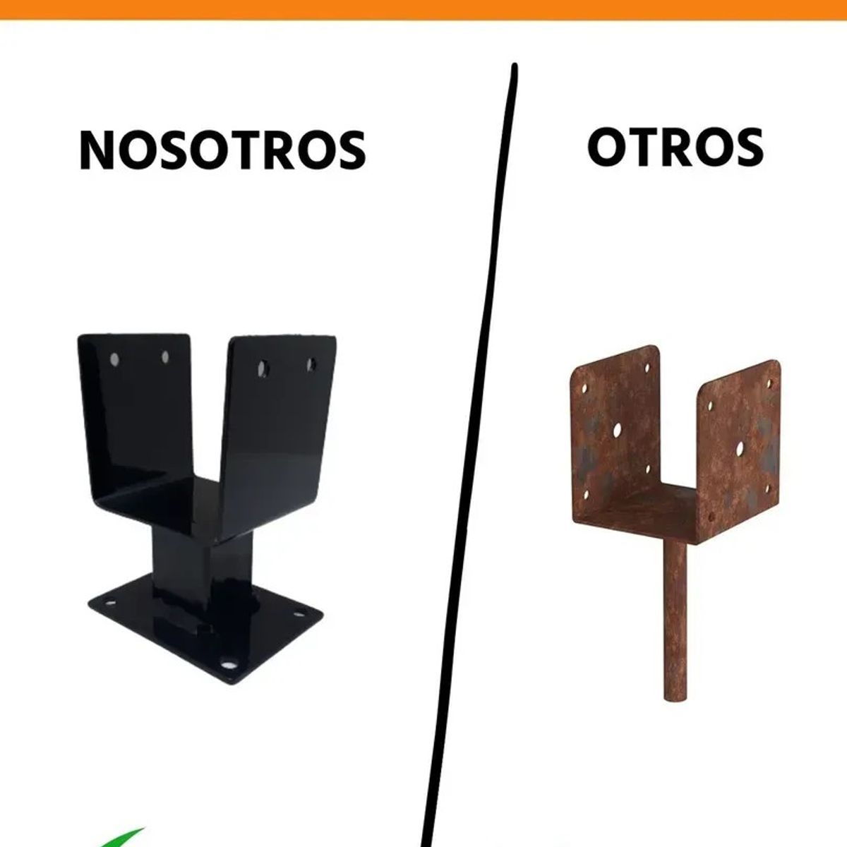 KUANGYE - Base O Soporte Para Pilar O Poste Sobrepuesto 4x4 Pulgadas