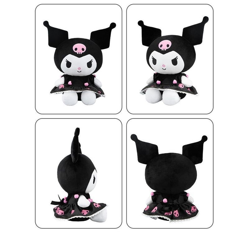 TIOZONEY - Peluche Kuromi Princesa con Corona 27 cm