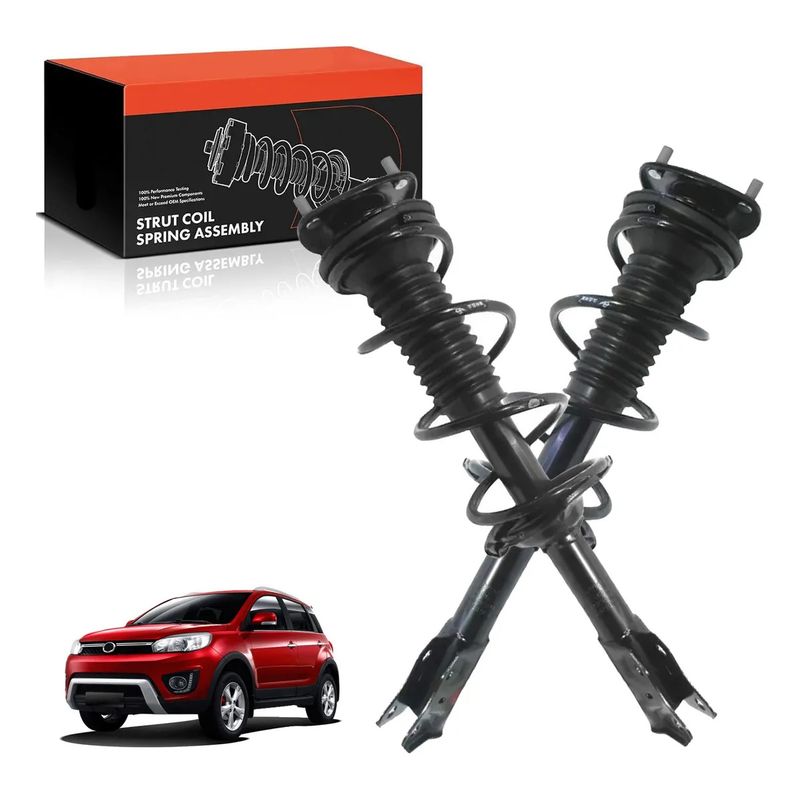 KUANGYE - Amortiguadores Delanteros Par Para Great Wall M4 1.5 Vvt