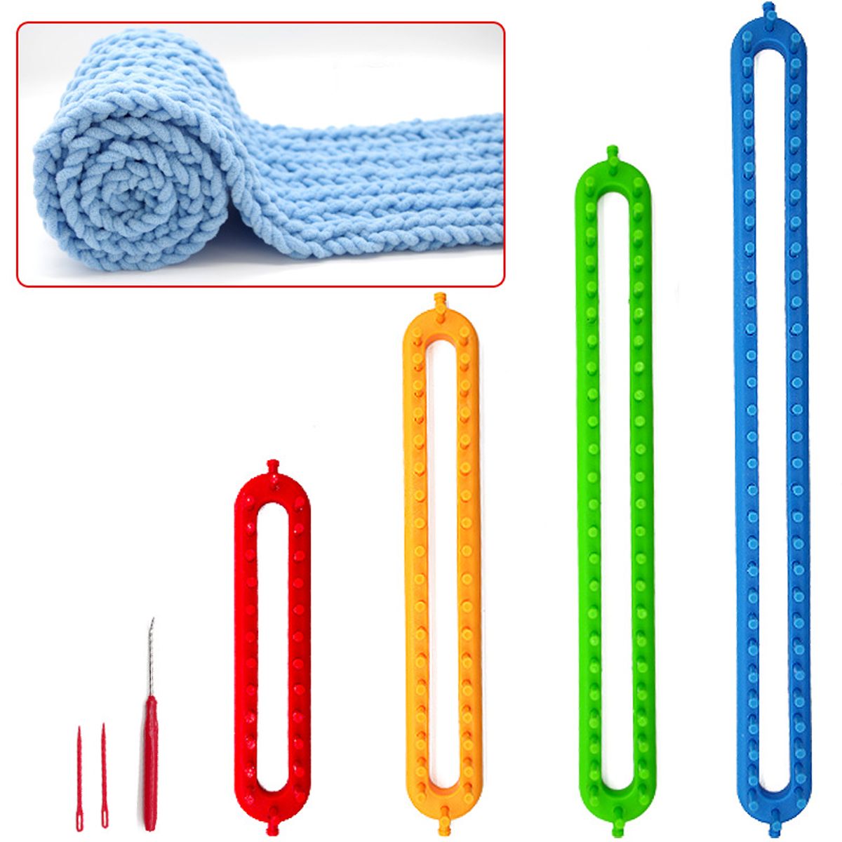 ATURE - Pack 4 De Herramientas Para Tejer Bufanda,suéter,hilo