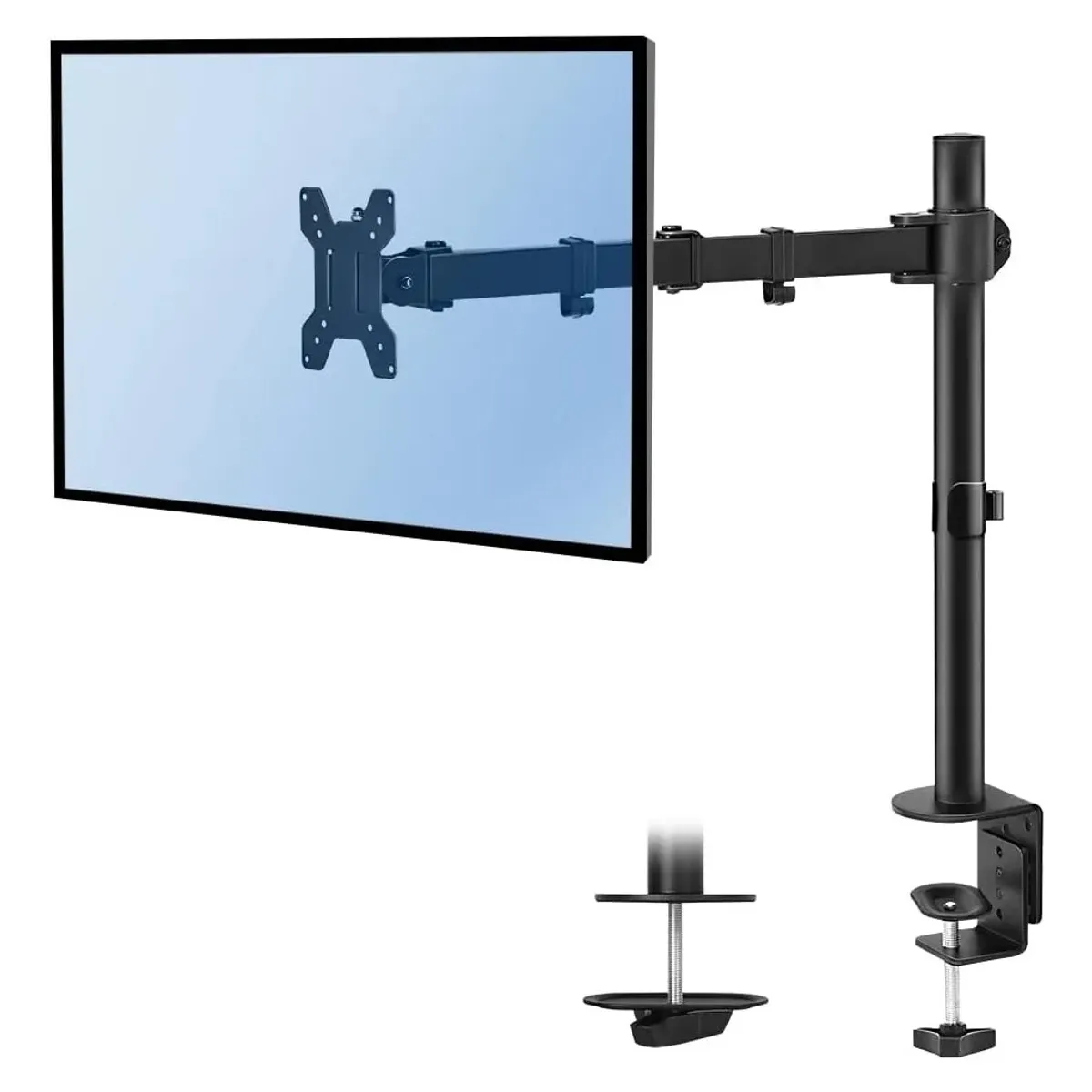 GENERICO - Soporte Monitor Escritorio 15 -30 Pulgadas Brazo Articulado Negro