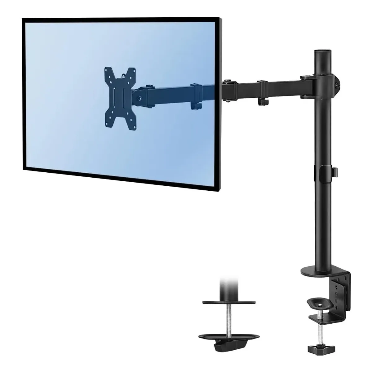 GENERICO - Soporte Monitor Escritorio 15 -30 Pulgadas Brazo Articulado Negro