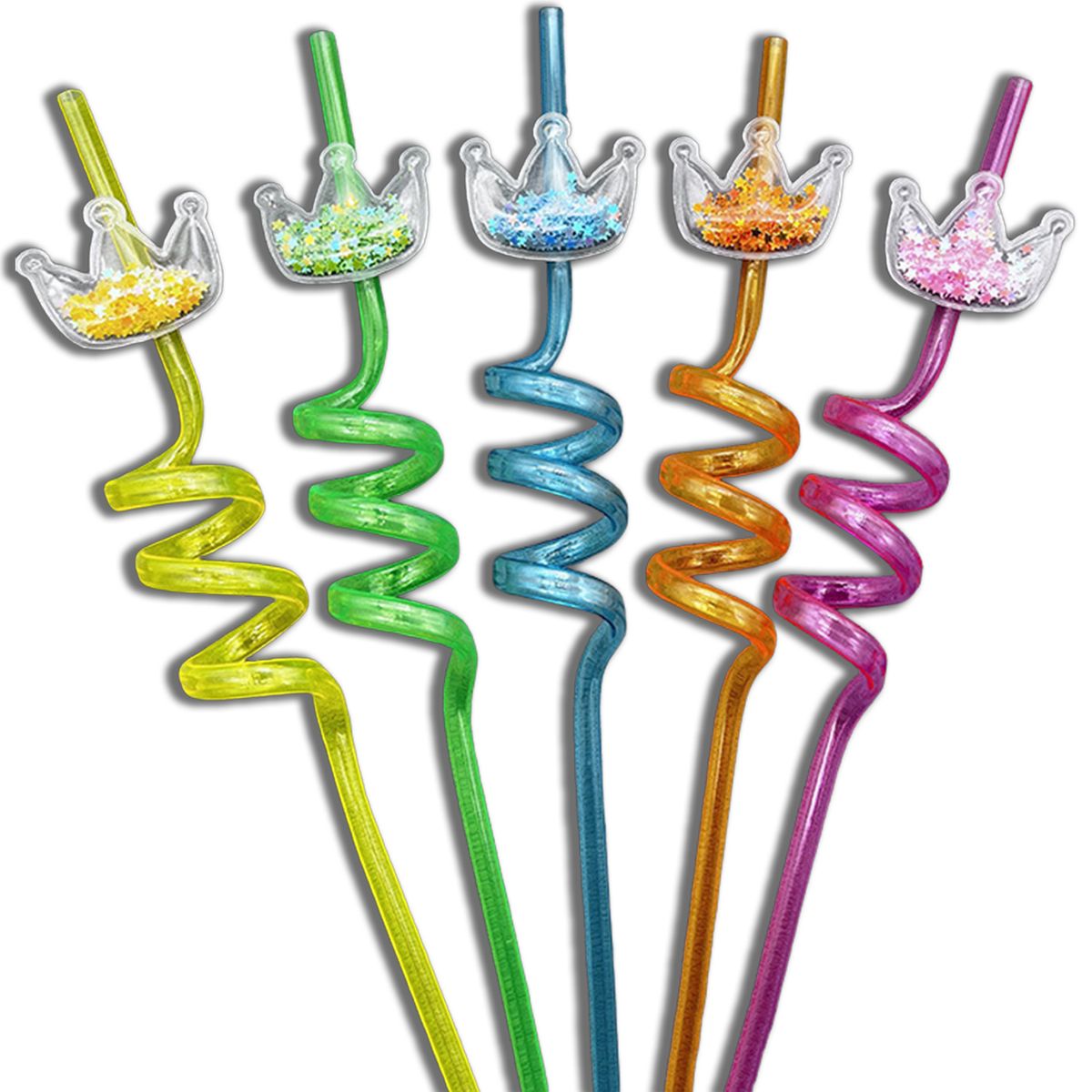 ATURE - Set 10u Bombillas Navideñas Plástico Reutilizables Espiral