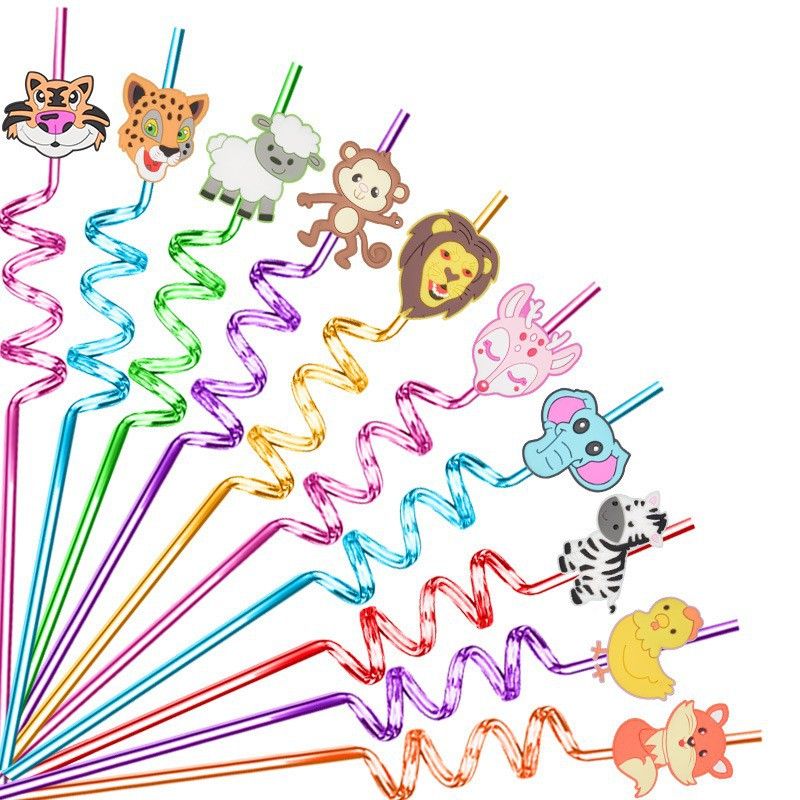 ATURE - Set 10u Bombillas Navideñas Plástico Reutilizables Espiral
