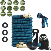 Manguera Retráctil Expandible Jardín 15 Mts Más Accesorios