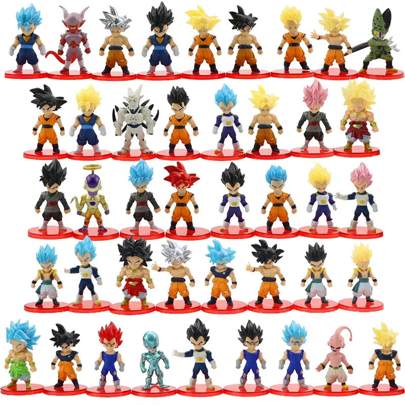 DANWEILE - 21 muñecos coleccionables Dragon ball Super Saiyan