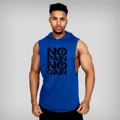 EDWINAYY - Polera Musculosa Para Hombre Gym Polera Capucha Sudadera