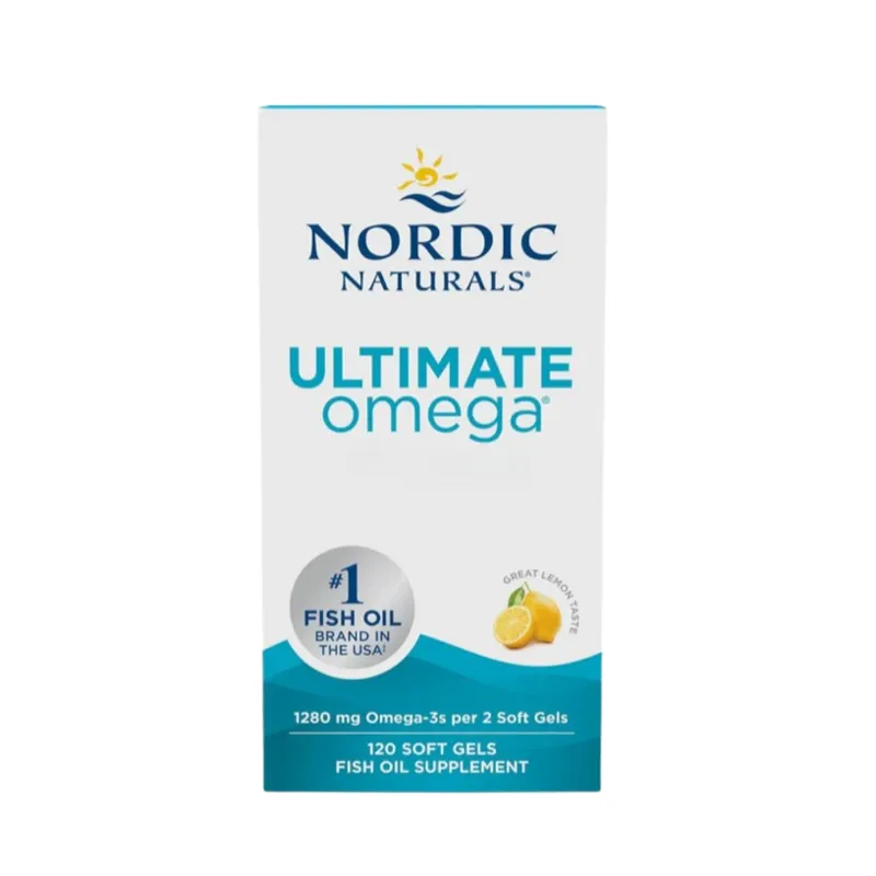 ORTOMOLECULAR - Ultimate Omega 3 1280mg 120 Softgel Nordic Naturls