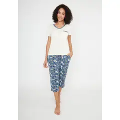 KAYSER - Pijama de mujer viscosa 701187M - Marfil